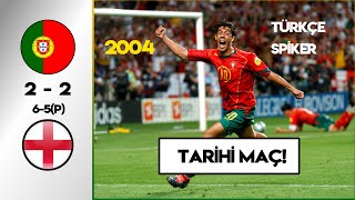 Efsane Portekiz-İngiltere Maçı | Türkçe Spiker - EURO 2004