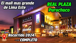 Asi luce REAL PLAZA PURUCHUCO ATE | Recorrido COMPLETO | Diciembre 2024 LIMA 🇵🇪