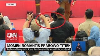 Melihat Momen Romantis Prabowo -Titiek