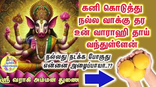 🔱கனி கொடுத்து நல்ல வாக்கு தர உன் வாராஹி தாய் வந்துள்ளேன்💥நல்லது நடக்க போகுது🔥Varahi Amman Valipadu🔱