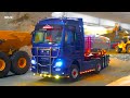 CONSTRUCTION MACHINES REMOTE CONTROL - SCANIA RC TRACTOR TRUCK - VOLVO RC DIGGER