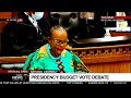 Presidency Budget Debate I ANC, DA and EFF speeches