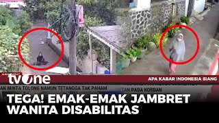 Detik-detik Wanita Disabilitas Jadi Korban Jambret | AKIS tvOne