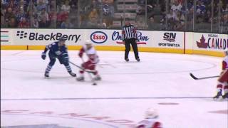 Panik Goal - Red Wings 1 vs Leafs 2 - Dec 13th 2014 (HD)