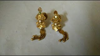 2 Grams gold Earrings| model from - GRT Jewellers