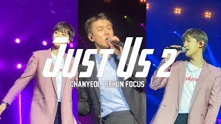 [4K] EXO SC - JUST US 2 - (CHANYEOL & SEHUN FOCUS) - KJOY FESTIVAL 2020 in Bangk