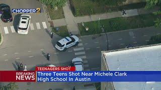 3 teens shot in Chicago's Austin neighborhood