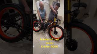 Unboxing Keteles xf4000 dual motor 2000 very fast buy now good using go to your work…..