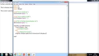 How to search and replace a text using jython