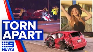 Aspiring actress named as victim of fatal five-vehicle crash in Adelaide | 9 News Australia