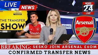 BREAKING✅️: BENJAMIN SESKO JOIN ARSENAL TODAY FOR £65 MILLION! 🚨100% CONFIRMED BY SKY SPORTS NEWS! 🔥