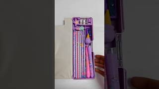 Jumbo best pencil case asmr video in this world 🌍 filling 90's  Pencil box #shorts #youtubepartner