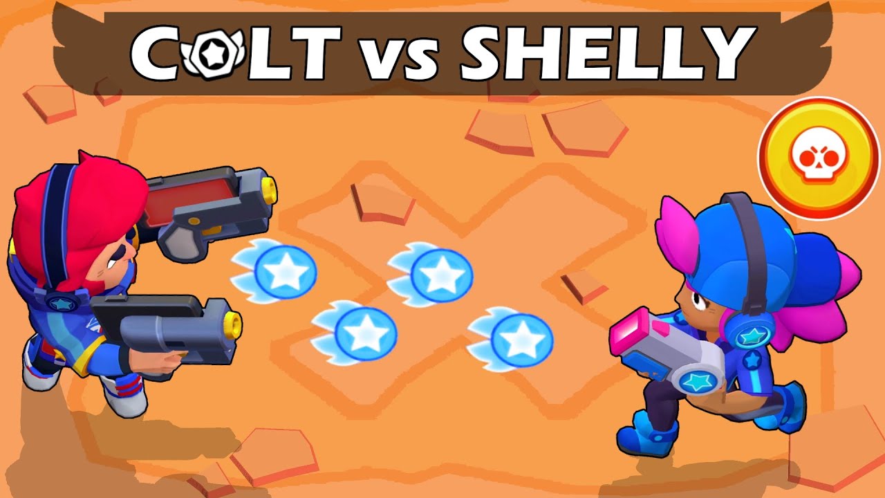 ⭐COLT Vs SHELLY⭐ | 1vs1 | 30 Test | Brawl Stars - YouTube