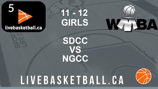 WMBA - SDCC VS NGCC 11 - 12 Girls