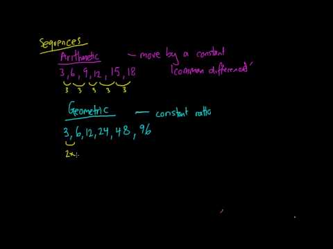 How are the arithmetic and geometric sequences similar?