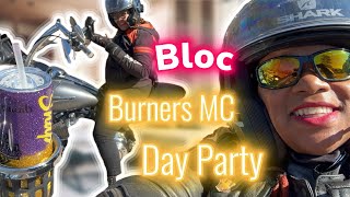 Bloc Burners MC Atlanta- Day party #officiallysnapped #blackbikers #harleydavidson #blocBurnersMC