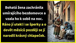 Bohatá žena zachránila umírajícího bezdomovce a vzala ho k sobě na noc. Ráno jí utekl i se šperky