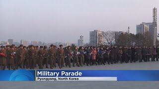 North Korea Holds Military Parade Ahead Of Winter Olympics