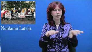 Videoziņas Nr.7 zīmju valodā 23.09.2009