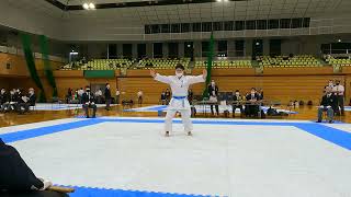 第54回神奈川県空手道選手権大会 形成年男子個人 決勝戦  江口尚吾（相模感）vs松本蓮生（結心会）