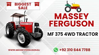 Massey Ferguson MF 375 - 4WD 75HP Tractors For Sale in Benin - Massey Ferguson Tractors Benin