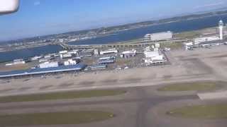 機内動画 ANA 441便 NGO-FUK 中部国際空港離陸 DHC-8-Q400