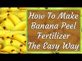 The Truth About Banana Peel Fertilizer & The Best Way To Make It