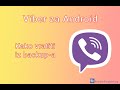 Viber za Android - kako vratiti iz backup-a