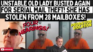 Unstable Old Lady Busted AGAIN For Serial Mail Theft! | She's STOLEN From 28 People's Mailboxes!