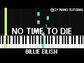 Billie Eilish - No Time To Die (Easy Piano Tutorial)