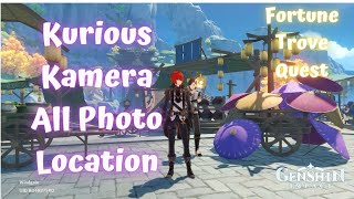 Kurious Kamera All Photo Guide - Fortune Trove Quest - Genshin Impact