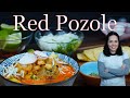 How to make POZOLE ROJO with pork | AUTHENTIC MEXICAN POZOLE recipe | Villa Cocina