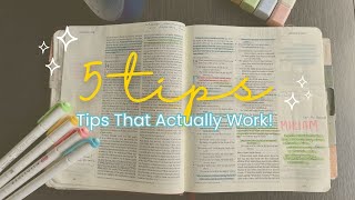 5 Bible Journaling Tips You’ll Actually Use
