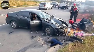 91 Momentos Impactantes De Rabia Vial Y Choques De Coches | Karma Instantáneo En Idiotas Al Volante