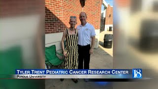 Purdue University names new pediatric cancer research center for the late Tyler Trent