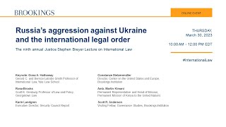 Russia’s aggression against Ukraine and the international legal order