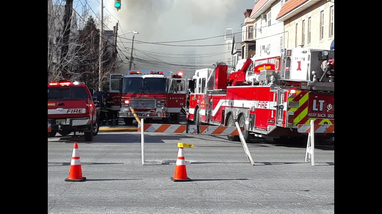 House Fire In Bayonne, New Jersey - YouTube