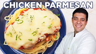 How to Make Chicken Parmesan with Pasta [ and Homemade Marinara Sauce ]