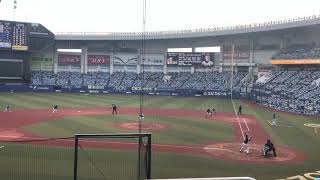 福岡ソフトバンクホークス 九鬼隆平初打席で初出塁\u0026初のデットボール