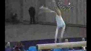 balanse beam dismount triple piruet bwd