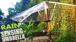 DIY Automatic Beach & Garden Umbrella With Rain Sensor | Mechanical Project