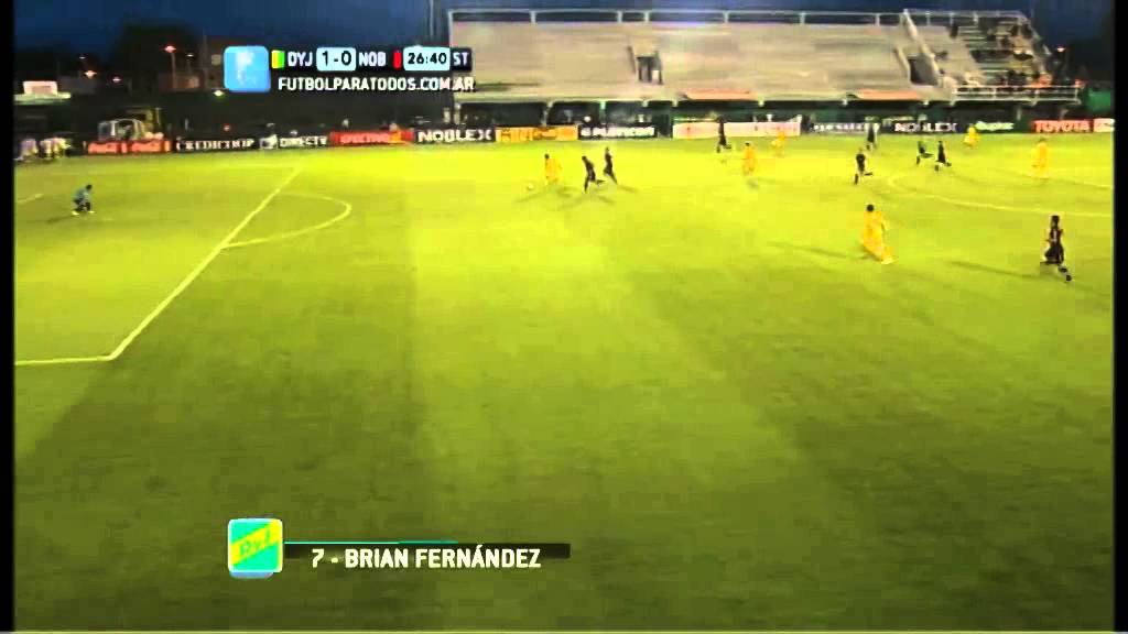 Gol B. Fernández. Def. Y Justicia 0 - Newell's 0. Fecha 14. FPT - YouTube