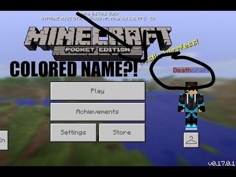 How to put color on your name in Minecraft Pocket Edition (Android, IOS) | Tutorial#2 How to put color on your name in Minecraft Pocket Edition (Android, IOS) | Tutorial#2