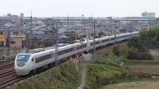 681系　サンダーバード　長岡京駅～山崎駅間　名神クロス。