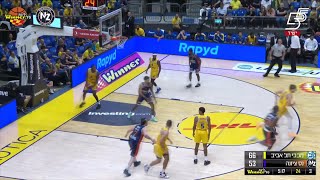 Tyler Bey Points in Maccabi Playtika Tel-Aviv vs. Irony Ness-Ziona