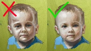 The Most IMPORTANT Thing You Need To Know For Painting CHILD PORTRAITS