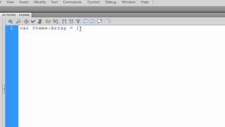 Flash CS3/CS4 Actionscript 3.0 Basics Tutorial(Arrays 11)