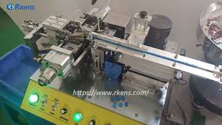 Automated electronic components varistor LED transistor lead cutting and bending machine RS-901K