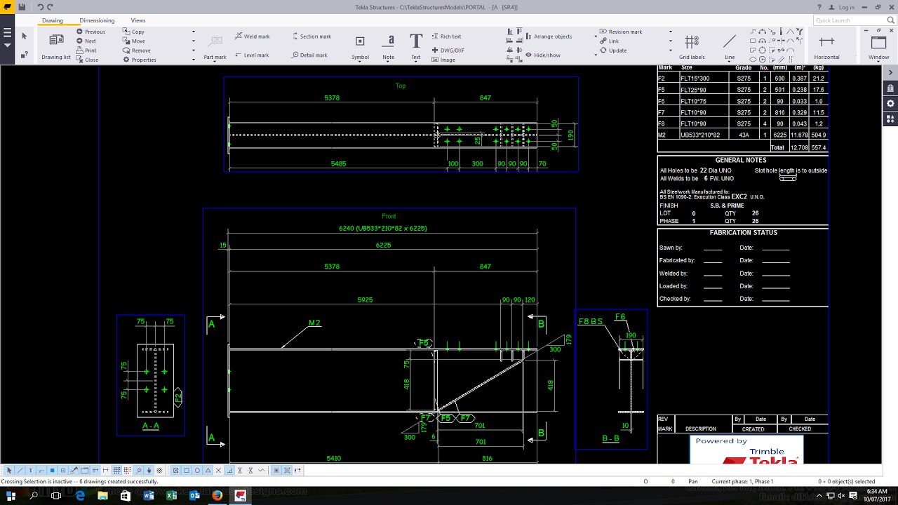 How To Create Drawings From Model And Changing Drawing View Settings In ...