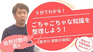 自然対数の底e【数Ⅲ 関数の極限】現大手予備校講師の５分でわかる！高校数学